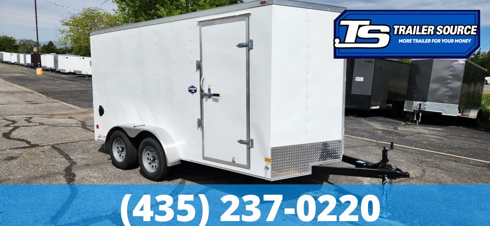 7x14 American Hauler Arrow Enclosed Cargo Trailer - 6'6" Interior - 7K GVWR -