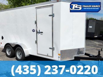 7x14 American Hauler Arrow Enclosed Cargo Trailer - 6'6" Interior - 7K GVWR -