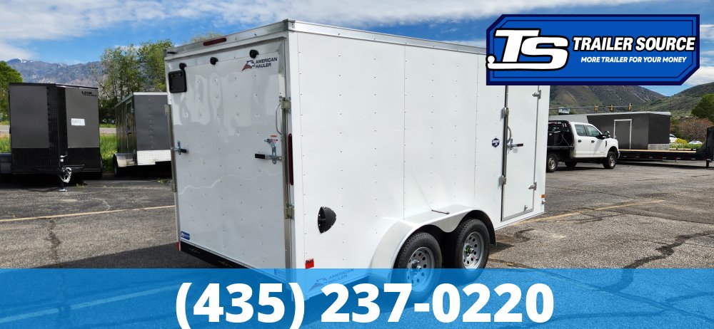 7x14 American Hauler Arrow Enclosed Cargo Trailer - 6'6" Interior - 7K GVWR -