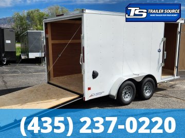 7x14 American Hauler Arrow Enclosed Cargo Trailer - 6'6" Interior - 7K GVWR -