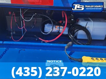 8.5x35 Diamond C FMAX-HDT 212 Gooseneck Hydraulic Dovetail Equipment Trailer - 25.9K GVWR - ABS Brakes, Hydraulic Jack(s)