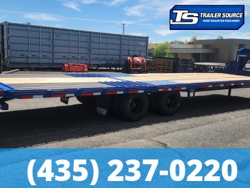 8.5x35 Diamond C FMAX-HDT 212 Gooseneck Hydraulic Dovetail Equipment Trailer - 25.9K GVWR - ABS Brakes, Hydraulic Jack(s)