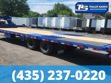 8.5x35 Diamond C FMAX-HDT 212 Gooseneck Hydraulic Dovetail Equipment Trailer - 25.9K GVWR - ABS Brakes, Hydraulic Jack(s)