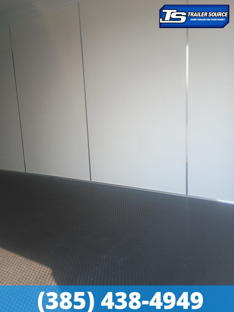 7x16 Look Element SE Enclosed Cargo Trailer - 7'0" Interior - 7K GVWR - .080 PolyCor, Alloy Wheels, Black Out Package, Rear Spoiler w/ Load Lights, Rubber Coin Floor, Vinyl Ceiling