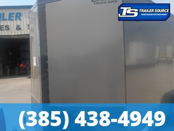 7x16 Look Element SE Enclosed Cargo Trailer - 7'0" Interior - 7K GVWR - .080 PolyCor, Alloy Wheels, Black Out Package, Rear Spoiler w/ Load Lights, Rubber Coin Floor, Vinyl Ceiling
