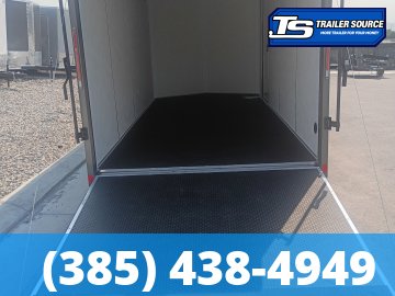 7x16 Look Element SE Enclosed Cargo Trailer - 7'0" Interior - 7K GVWR - .080 PolyCor, Alloy Wheels, Black Out Package, Rear Spoiler w/ Load Lights, Rubber Coin Floor, Vinyl Ceiling