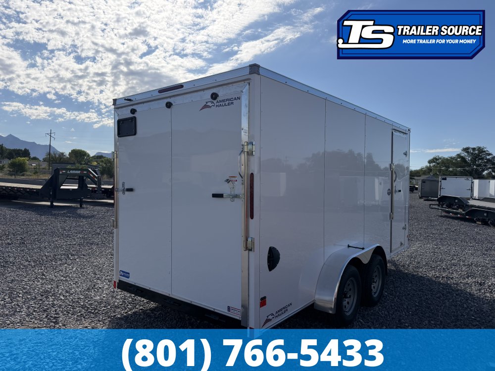 7x16 American Hauler Arrow Enclosed Cargo Trailer - 7'0" Interior - 7K GVWR - .080 PolyCor