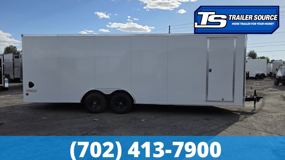 8.5'x24' Haulmark Passport DELUXE Enclosed Cargo Trailer - 7'0" Interior - 10K GVWR - Dovetail