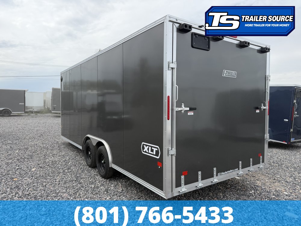 8.5x20 Alcom Aluminum EZ Hauler XLT Auto Trailer - 7'0" Interior - 7K GVWR - Dovetail