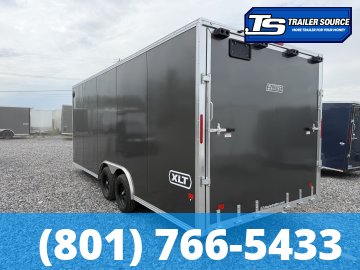 8.5x20 Alcom Aluminum EZ Hauler XLT Auto Trailer - 7'0" Interior - 7K GVWR - Dovetail