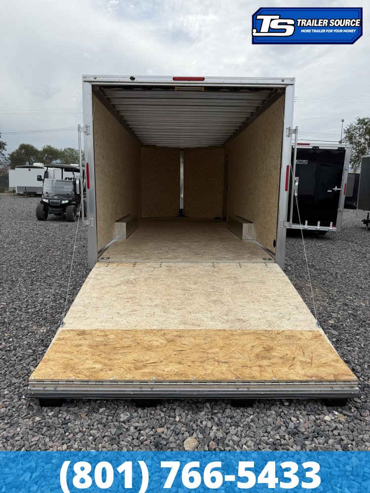 8.5x20 Alcom Aluminum EZ Hauler XLT Auto Trailer - 7'0" Interior - 7K GVWR - Dovetail
