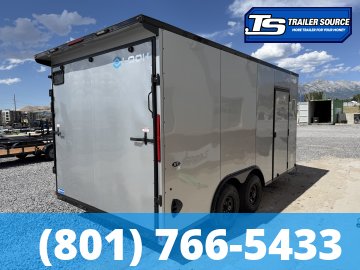 8.5x16 Look ST DLX Enclosed Cargo Trailer - 7'0" Interior - 10K GVWR - 16" Cross Member Upgrade, Black Out Package, Rear Spoiler w/ Load Lights, Screwless Exterior