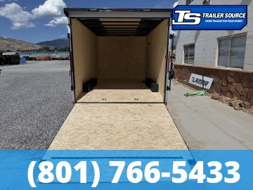 8.5x16 Look ST DLX Enclosed Cargo Trailer - 7'0" Interior - 10K GVWR - 16" Cross Member Upgrade, Black Out Package, Rear Spoiler w/ Load Lights, Screwless Exterior