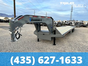 8.5x40 Diamond C FMAX HDT 40' 25.9K Hydraulic Dovetail Gooseneck