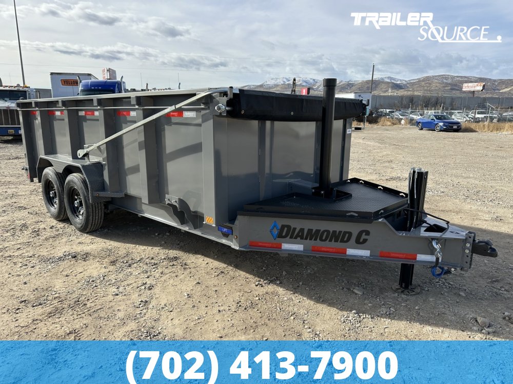 7x16 Diamond C LPT Telescopic Dump 15K 44" Sides Dump