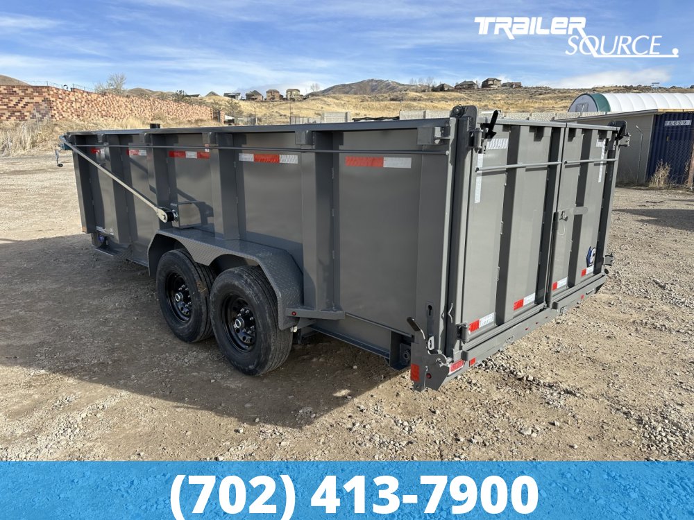 7x16 Diamond C LPT Telescopic Dump 15K 44" Sides Dump