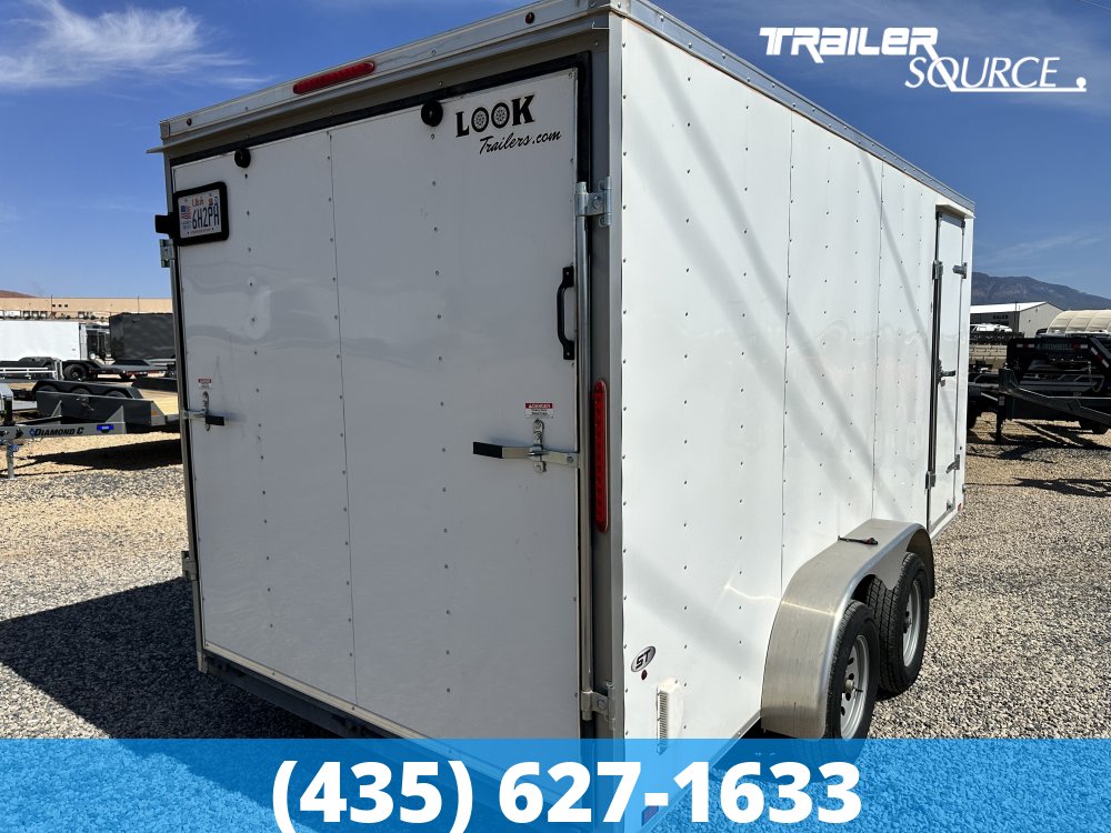 7x16 Look ST DLX 7'0" Interior 7K Tandem Axle Enclosed Cargo