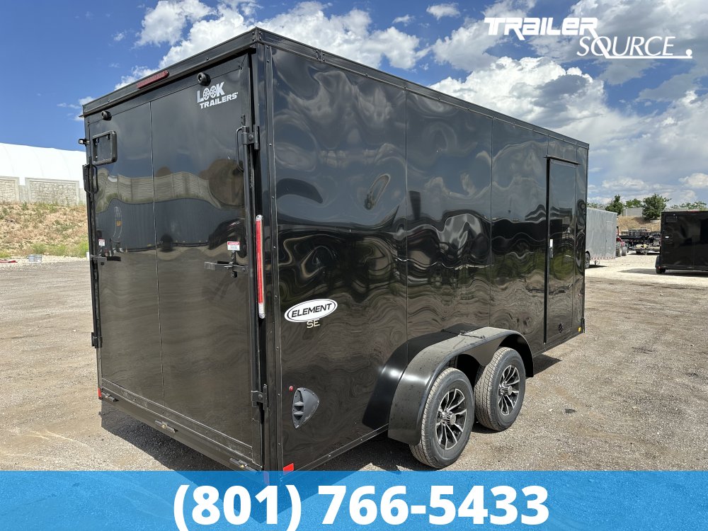 7x16 Look Element SE 7'0" Interior 7K Tandem Axle Enclosed Cargo
