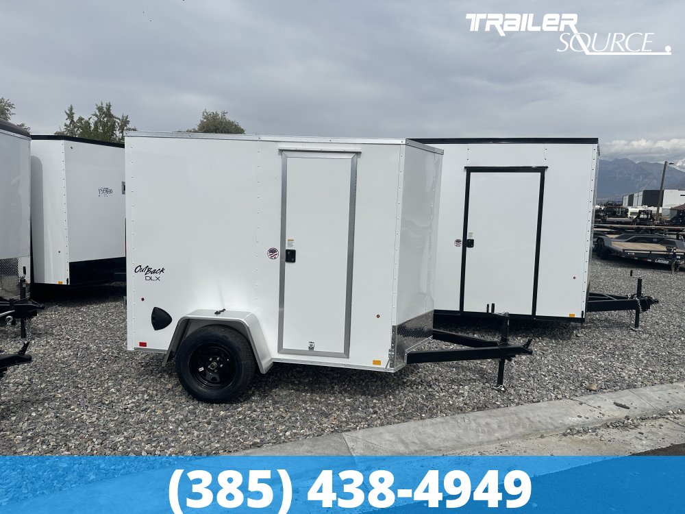 5x8 Pace American Outback Deluxe Single Axle Enclosed Cargo