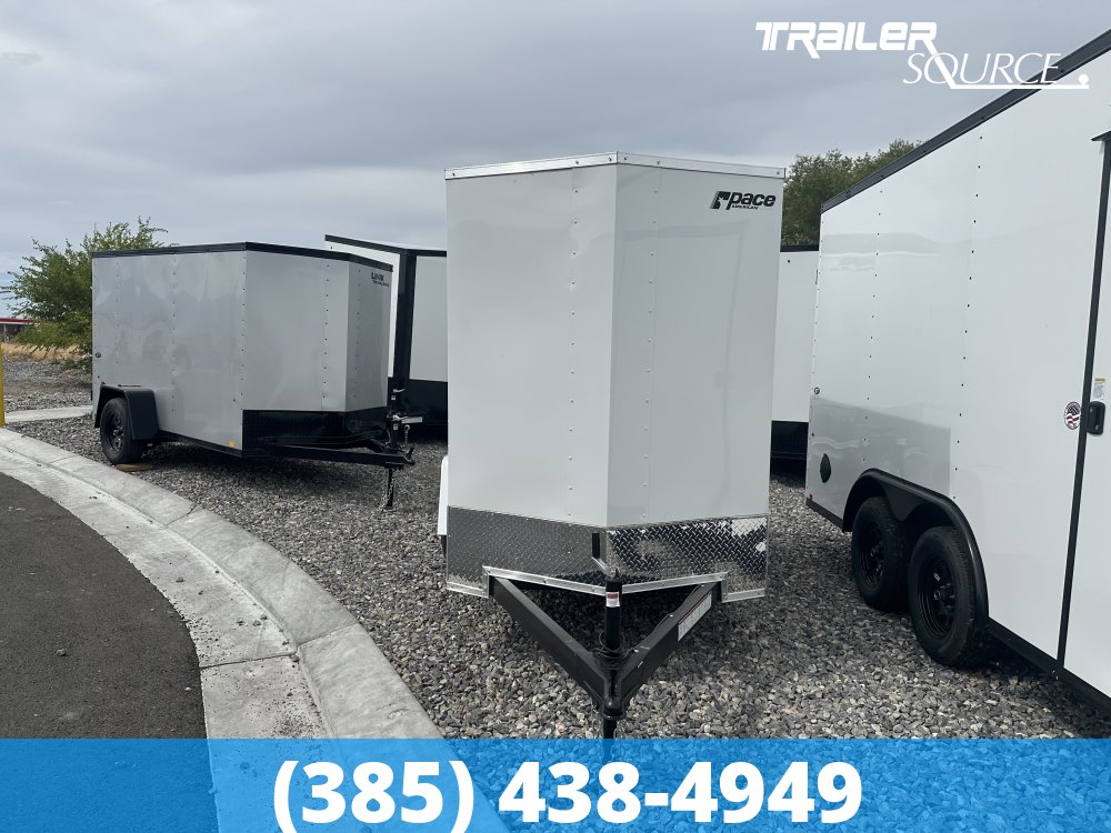 5x8 Pace American Outback Deluxe Single Axle Enclosed Cargo