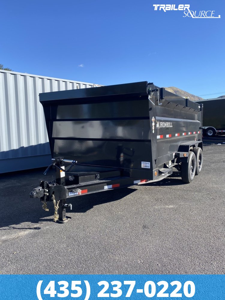 7x14 Iron Bull DTB 48" Sides 14K Dump Trailer