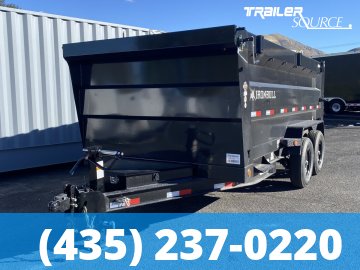 7x14 Iron Bull DTB 48" Sides 14K Dump Trailer