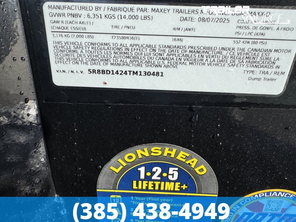 7x14 Maxx-D DKX Dump