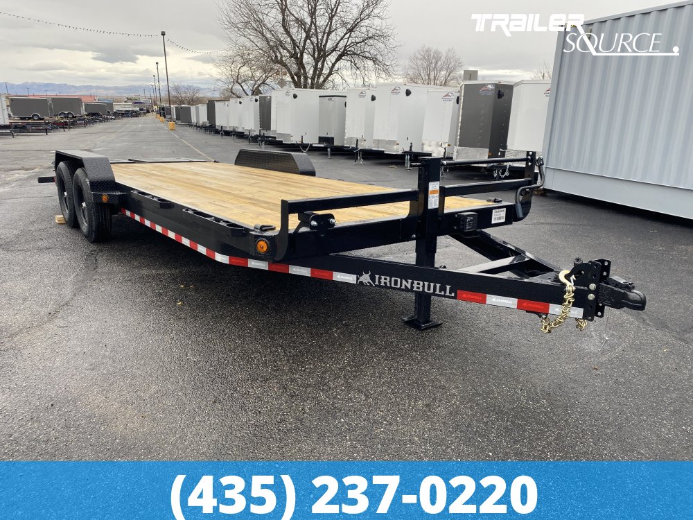 7x22 Iron Bull ETB Flatbed Car Hauler