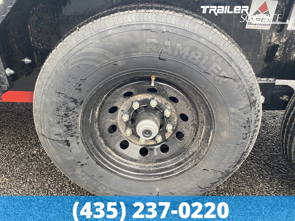 7x22 Iron Bull ETB Flatbed Car Hauler Trailer - 14K GVWR Max Ramps