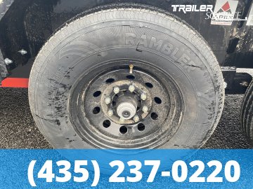 7x22 Iron Bull ETB Flatbed Car Hauler Trailer - 14K GVWR Max Ramps