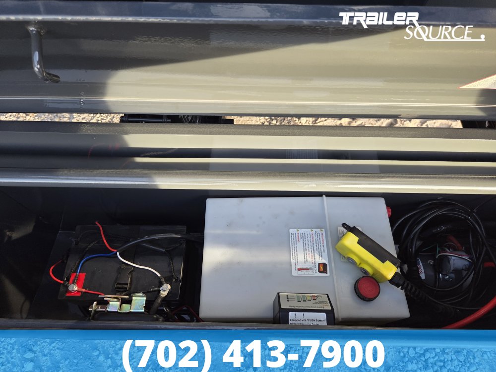 7x16 Lamar DT Gooseneck  14K GVW Dump