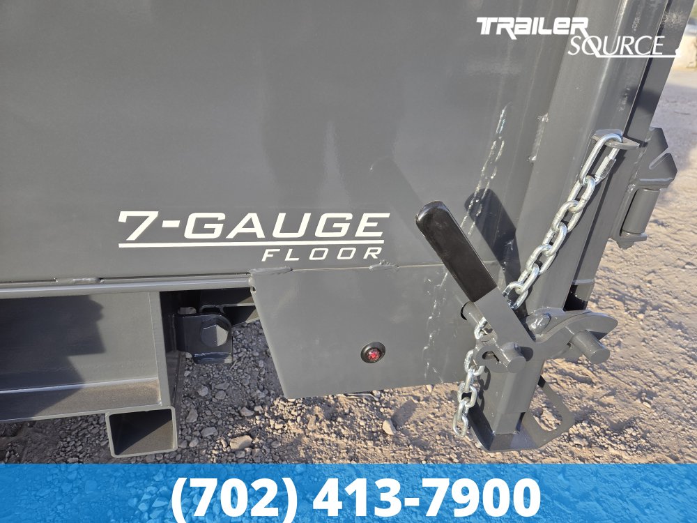 7x16 Lamar DT Gooseneck  14K GVW Dump