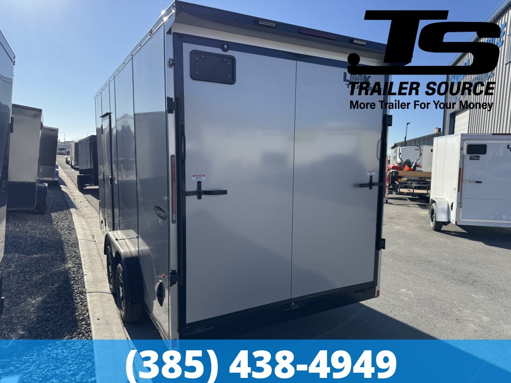 7.5x16 Look Element SE Enclosed Cargo Trailer - 7'6" Interior - 7K GVWR - .080 PolyCor, Alloy Wheels, Black Out Package