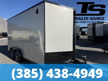 7.5x16 Look Element SE Enclosed Cargo Trailer - 7'6" Interior - 7K GVWR - .080 PolyCor, Alloy Wheels, Black Out Package