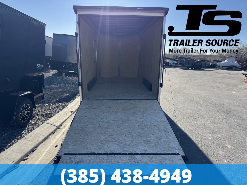 7.5x16 Look Element SE Enclosed Cargo Trailer - 7'6" Interior - 7K GVWR - .080 PolyCor, Alloy Wheels, Black Out Package