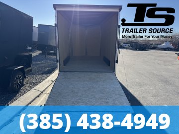 7.5x16 Look Element SE Enclosed Cargo Trailer - 7'6" Interior - 7K GVWR - .080 PolyCor, Alloy Wheels, Black Out Package