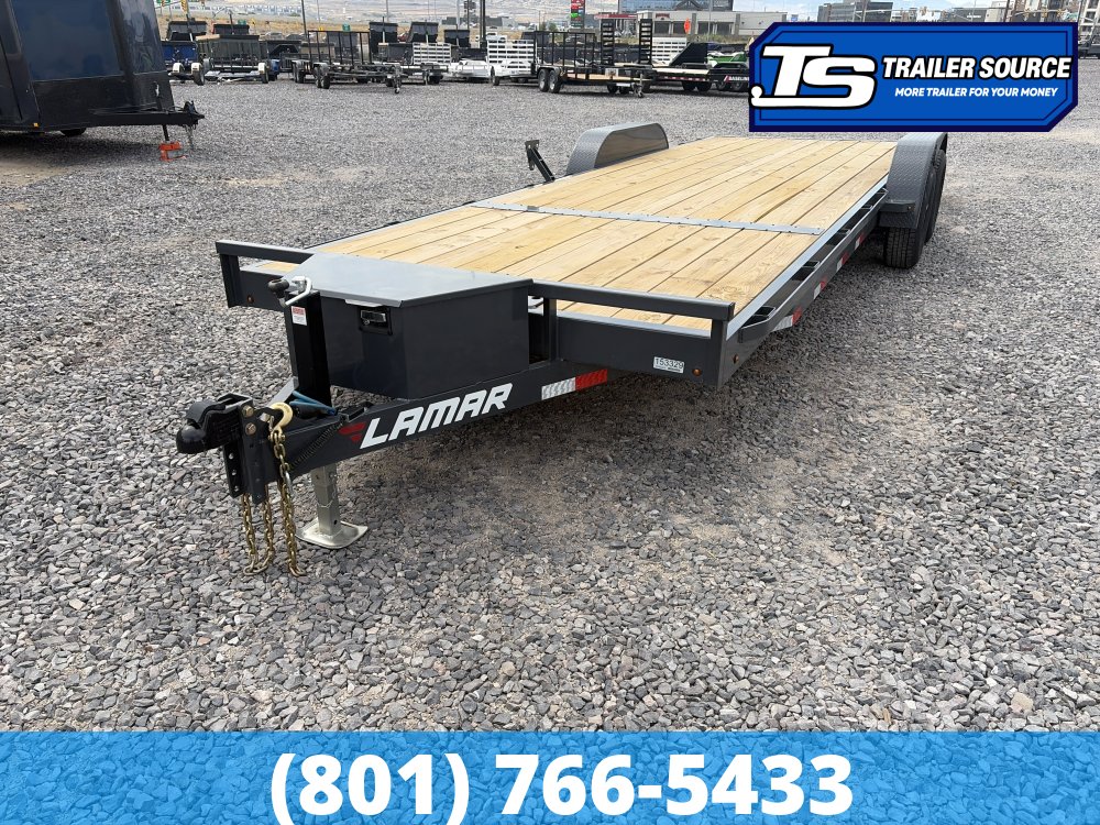 7x24 Lamar CC Flatbed Car Hauler