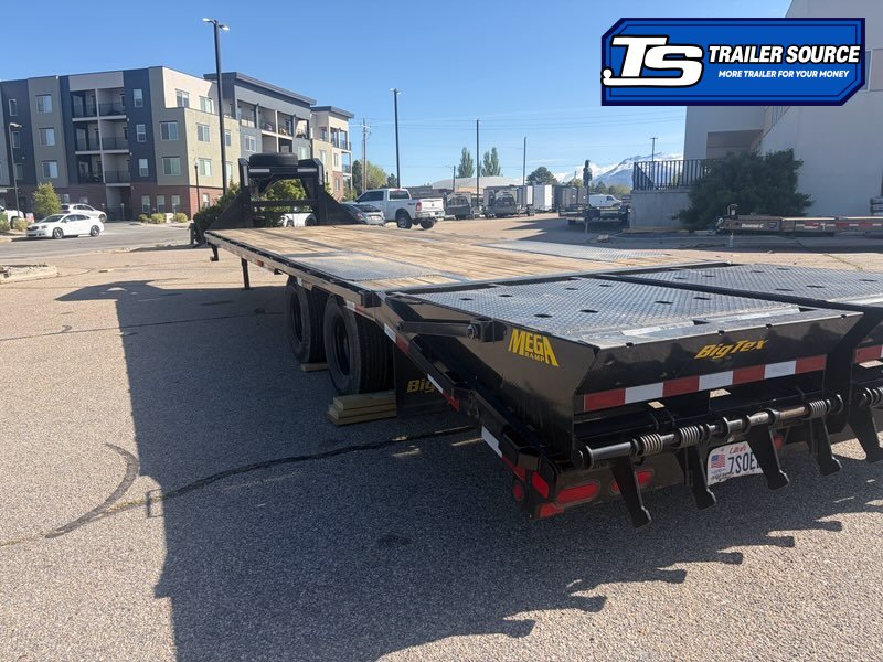 8.5x30 Big Tex Gooseneck Equipment Trailer - 23.9K GVWR - Max Ramps, Spare Tire, Spread Axles