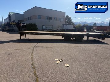 8.5x30 Big Tex Gooseneck Equipment Trailer - 23.9K GVWR - Max Ramps, Spare Tire, Spread Axles