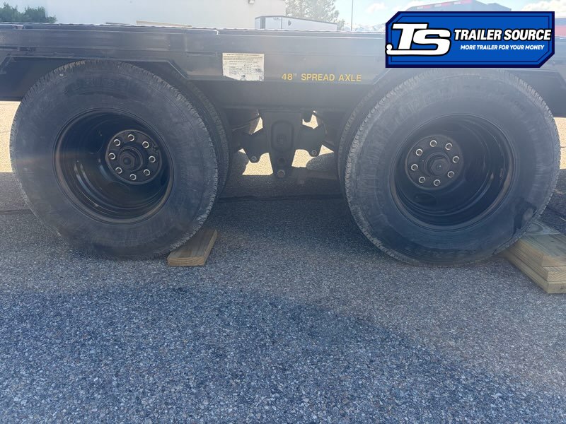 8.5x30 Big Tex Gooseneck Equipment Trailer - 23.9K GVWR - Max Ramps, Spare Tire, Spread Axles