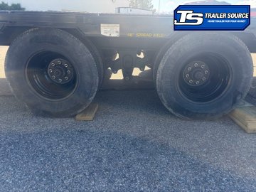 8.5x30 Big Tex Gooseneck Equipment Trailer - 23.9K GVWR - Max Ramps, Spare Tire, Spread Axles