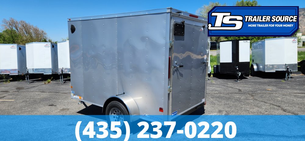 6x10 American Hauler Arrow Enclosed Cargo Trailer - 6'0" Interior - 3.5K GVWR -
