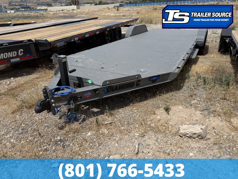 7x22 Diamond C GTF 206 Flatbed Car Hauler