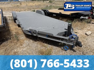 7x22 Diamond C GTF 206 Flatbed Car Hauler Trailer - 10K GVWR - Full Steel Floor