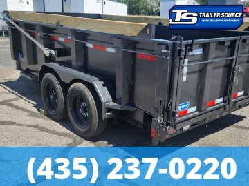 7x14 Diamond C LPT 208 Dump Trailer - 32" Sides - 18K GVWR - 18 Ply Tires, ABS Brakes, Board Brackets