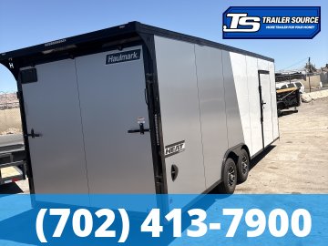 8.5x24 Haulmark Heat Enclosed Car Hauler Trailer - 7'6" Interior - 10K GVWR - .080 PolyCor, 2 Tone Color, Black Out Package