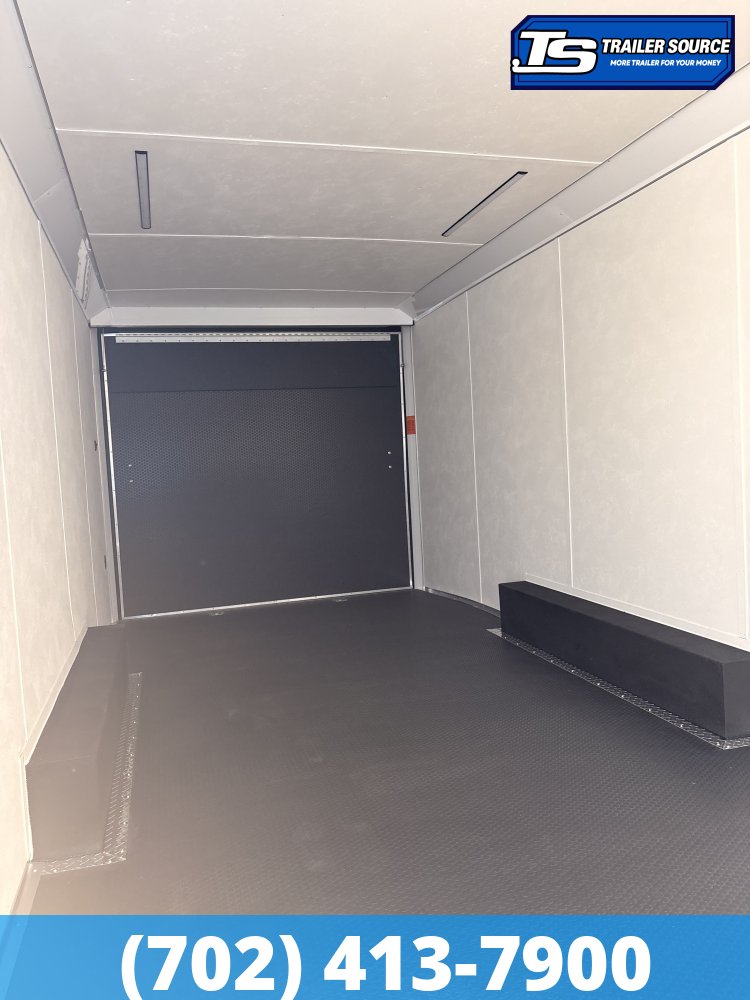 8.5x24 Haulmark Heat Enclosed Car Hauler Trailer - 7'6" Interior - 10K GVWR - .080 PolyCor, 2 Tone Color, Black Out Package