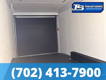 8.5x24 Haulmark Heat Enclosed Car Hauler Trailer - 7'6" Interior - 10K GVWR - .080 PolyCor, 2 Tone Color, Black Out Package