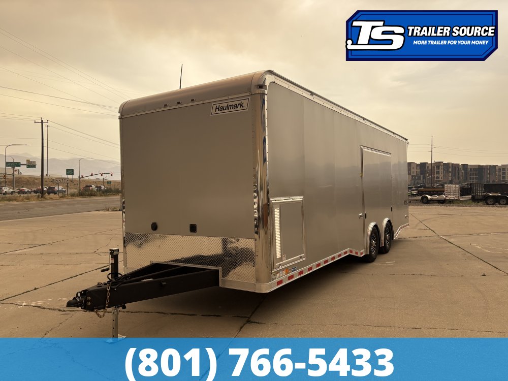 8.5x28 Haulmark Edge Gooseneck Turbo Pkg Enclosed Car Hauler