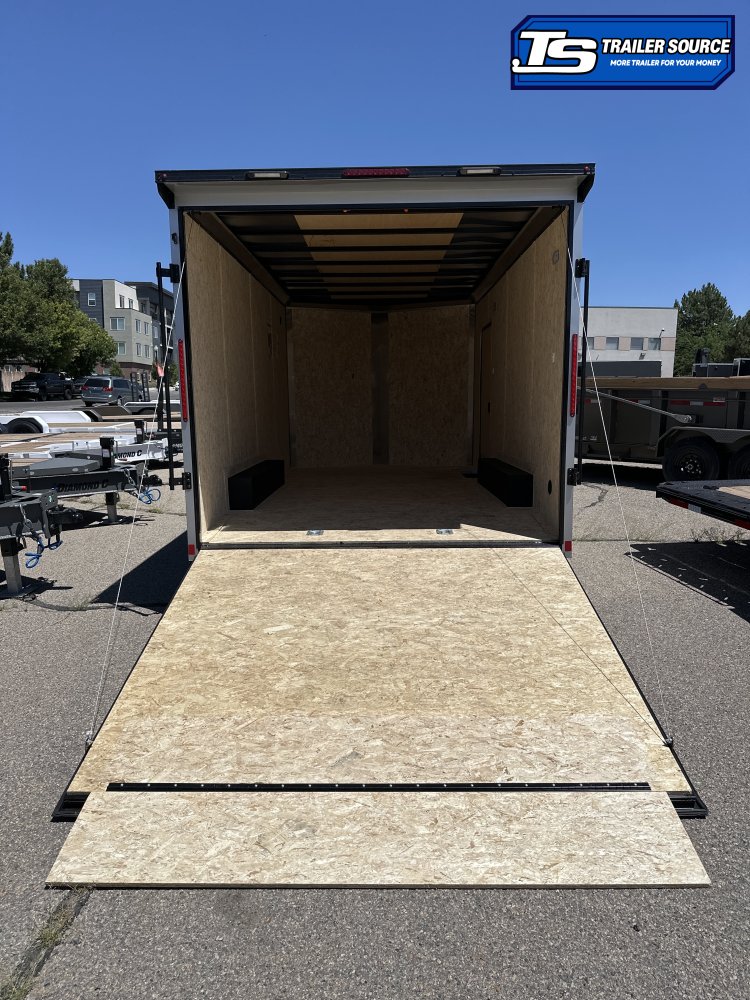 8.5x16 Look ST DLX Enclosed Cargo Trailer - 7'0" Interior - 10K GVWR - .080 PolyCor, Black Out Package, Rear Spoiler w/ Load Lights